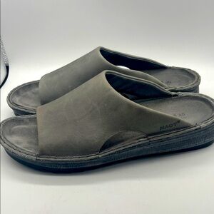 NAOT Women's Ardisia Slide Sandal leather Sz 40 EUC
